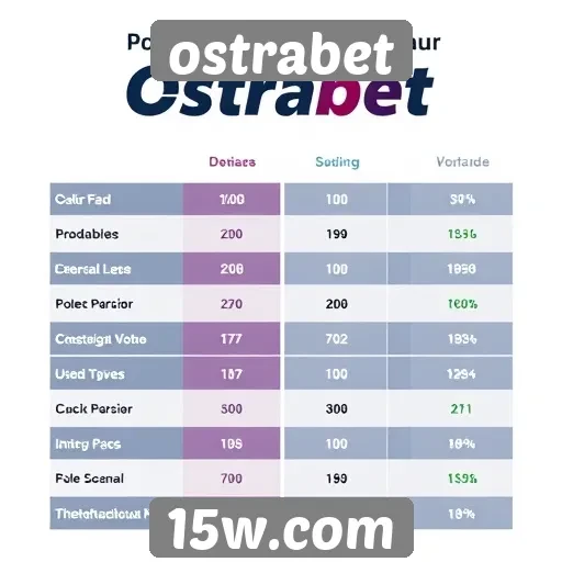 Comparação entre Ostrabet e concorrentes no mercado