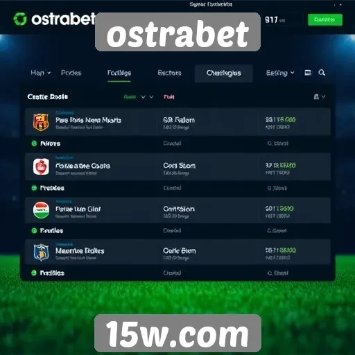 Exame das funcionalidades oferecidas pelo site ostrabet