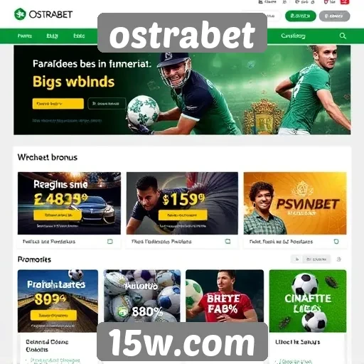 Promoções e bônus disponíveis no Ostrabet