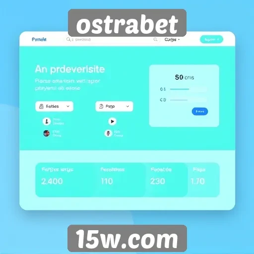 Análise da interface de usuário do site ostrabet